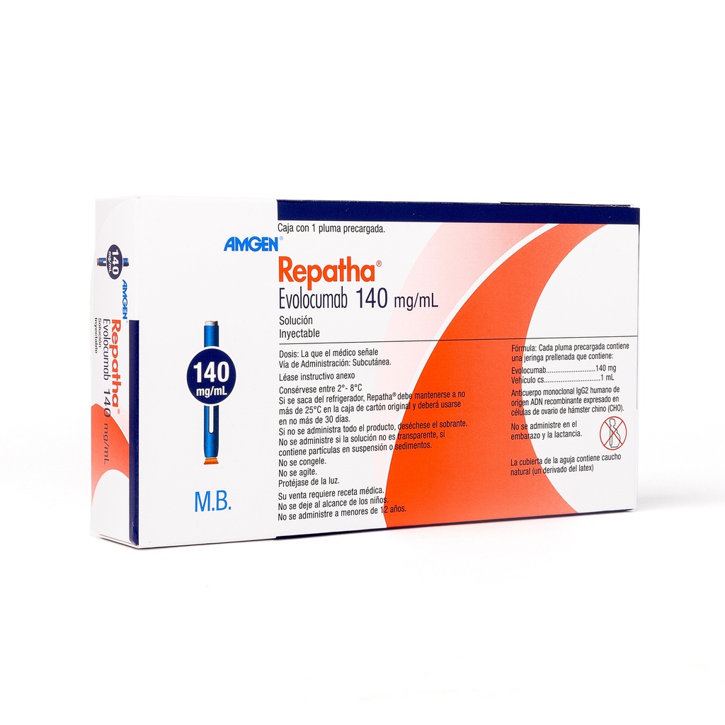 REPATHA (EVOLOCUMAB) 140 mg/1.0 mL