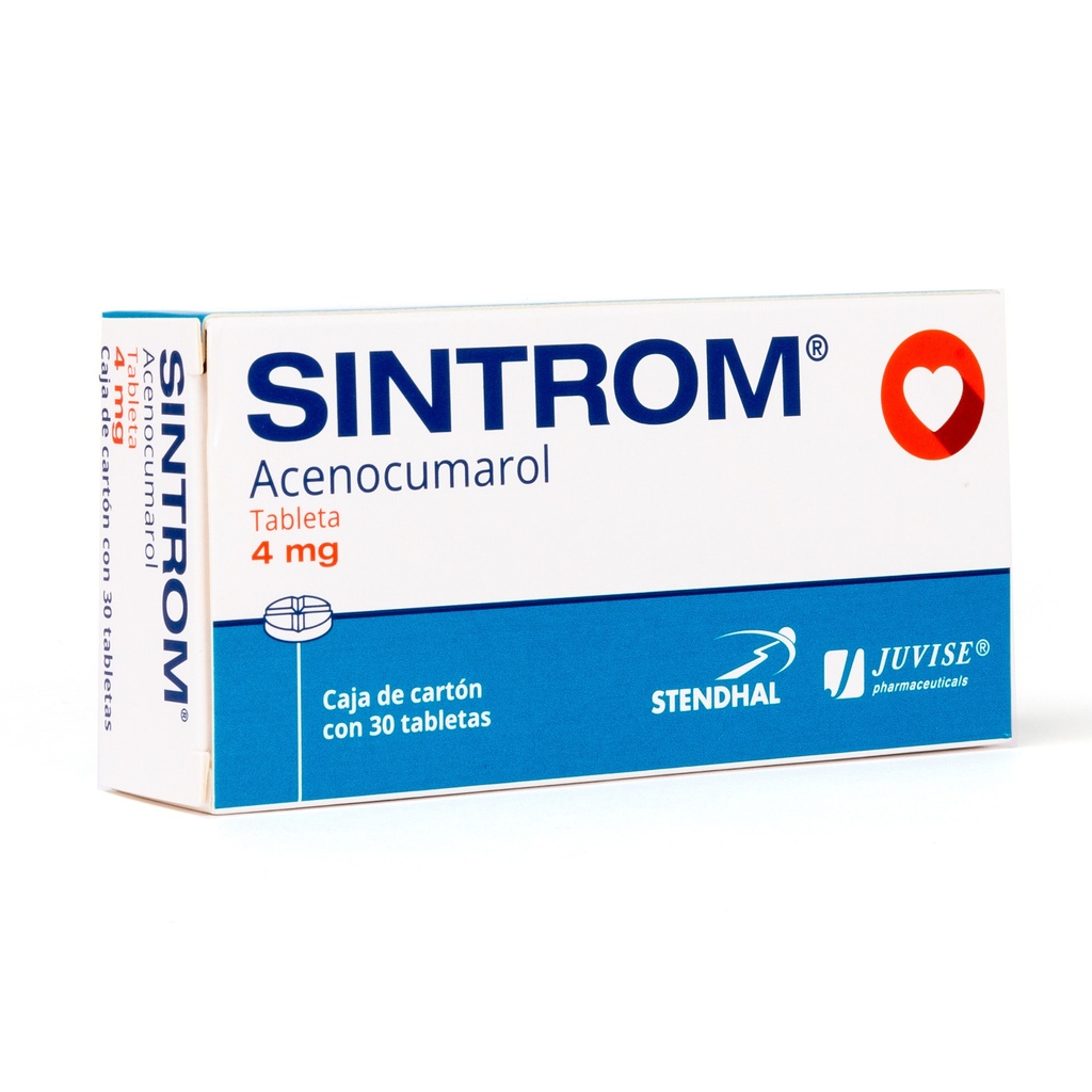 SINTROM 4MG 30 TABLETAS