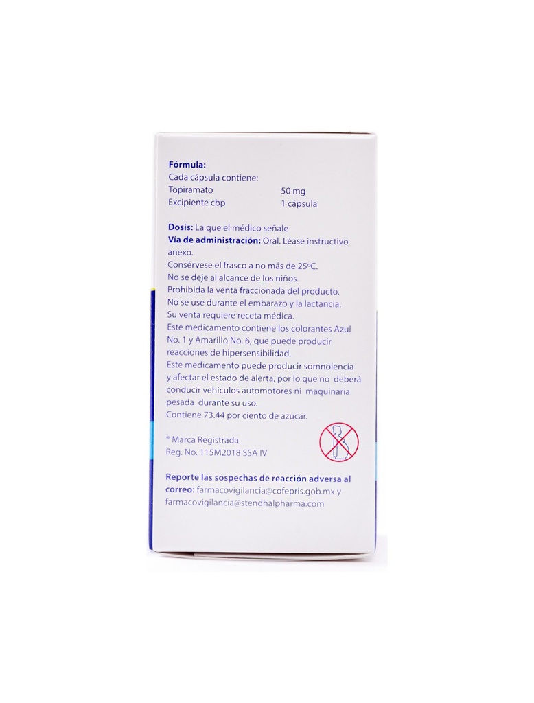 EXPLIGA XR 50 mg 30 CAPSULAS