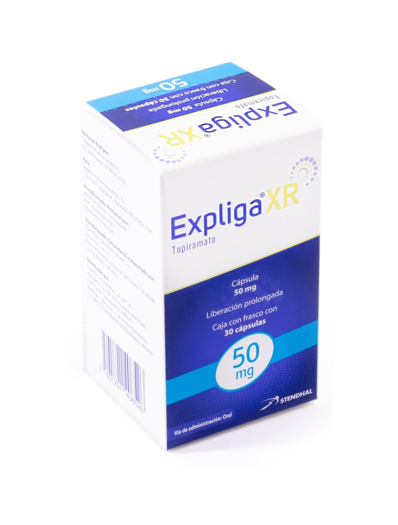 EXPLIGA XR 50 mg 30 CAPSULAS