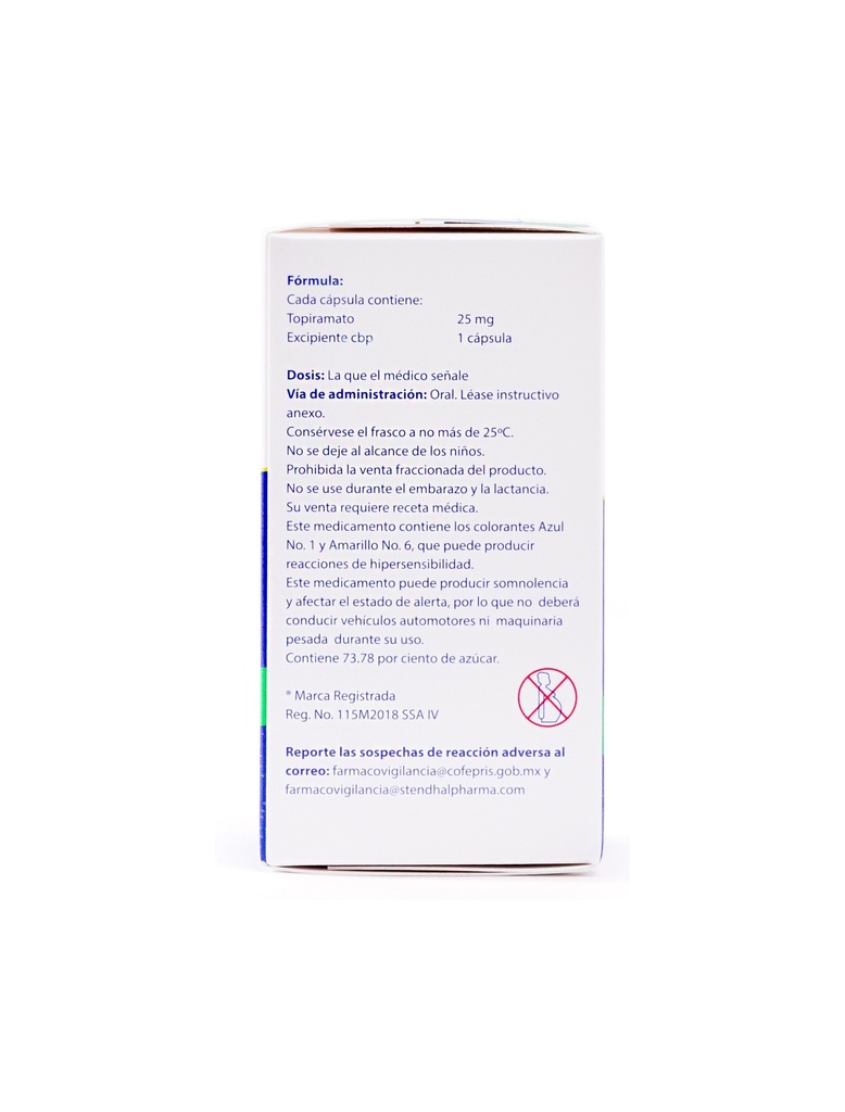 EXPLIGA XR 25 mg 30 CAPSULAS