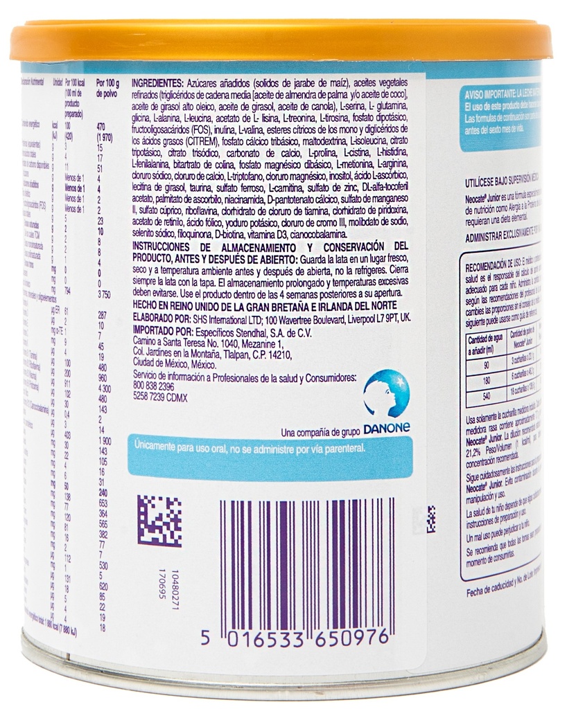 NEOCATE JUNIOR 400 g