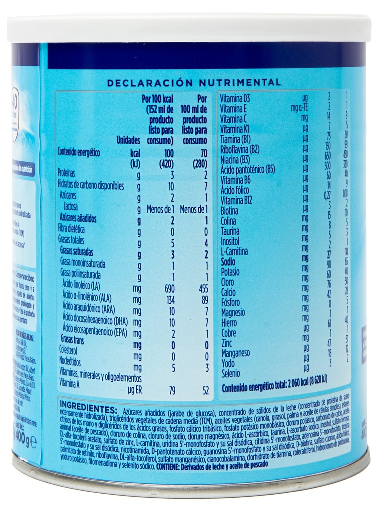 NUTRILON PEPTI JUNIOR LECHE 400 g PVO