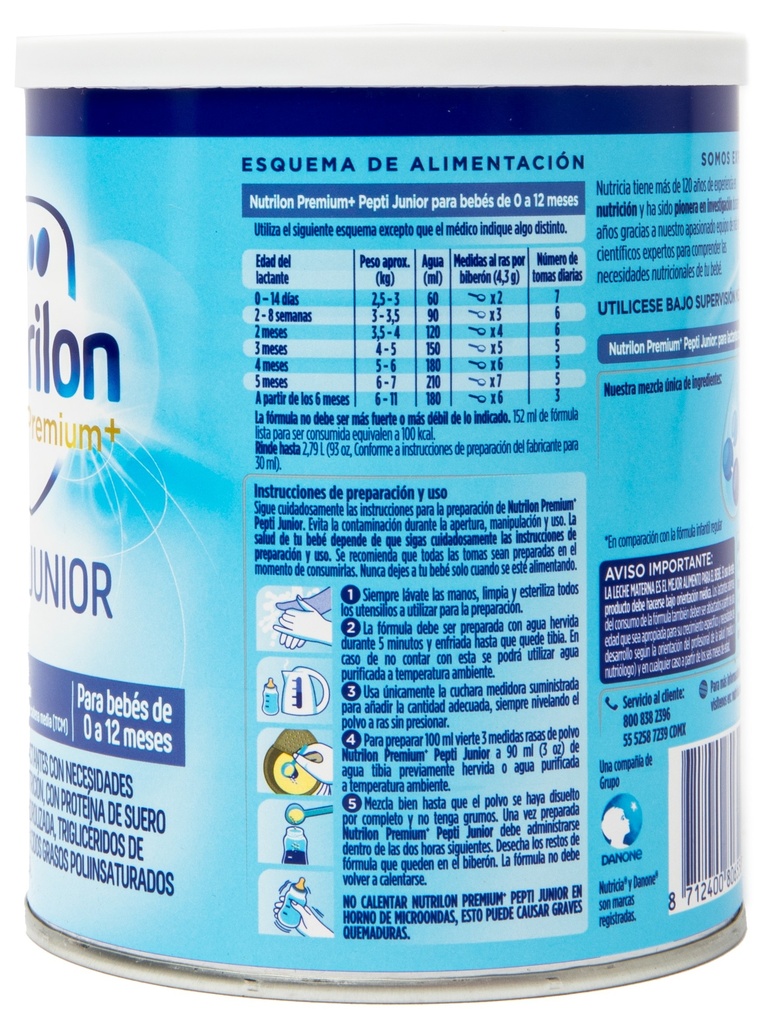 NUTRILON PEPTI JUNIOR LECHE 400 g PVO