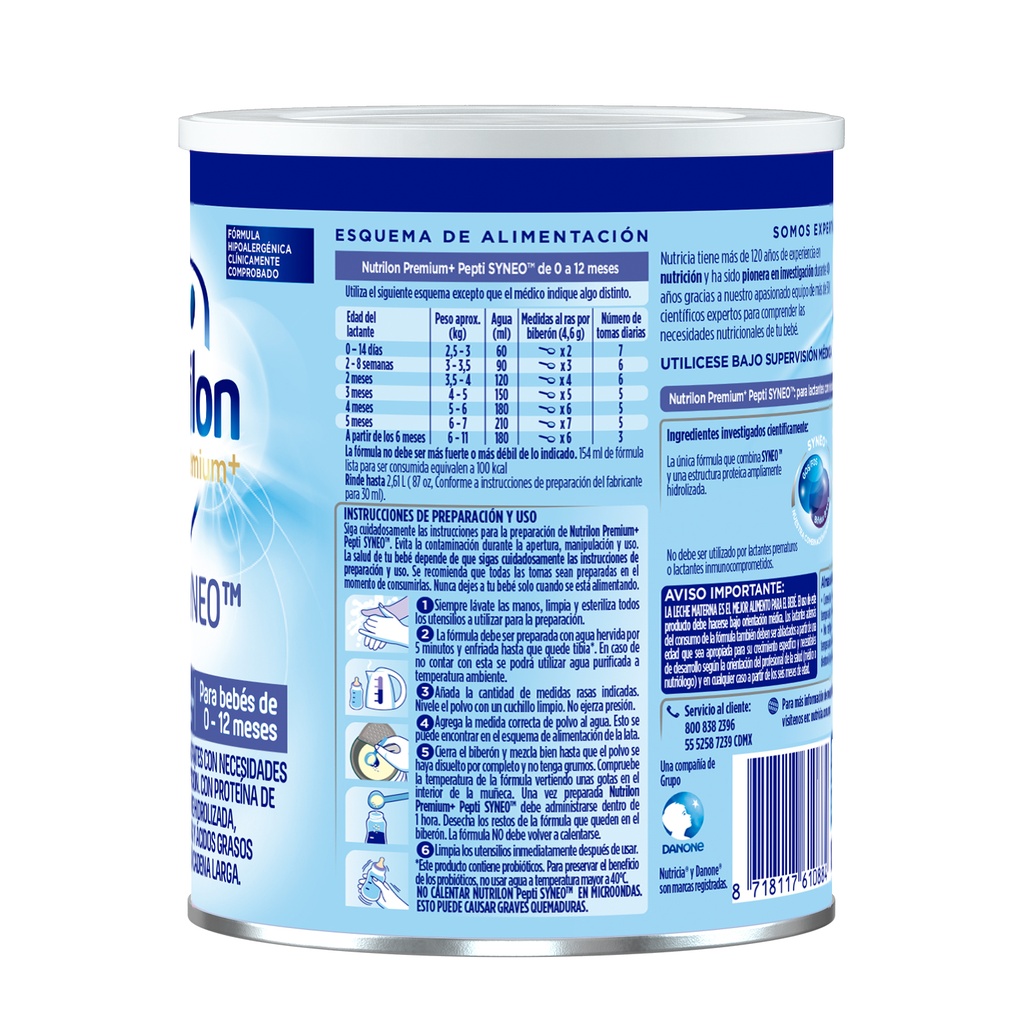 NUTRILON PEPTI SYNEO LECHE 400 g  PVO