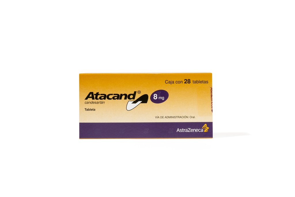 ATACAND 8 mg CAJA CON 28 TABLETAS