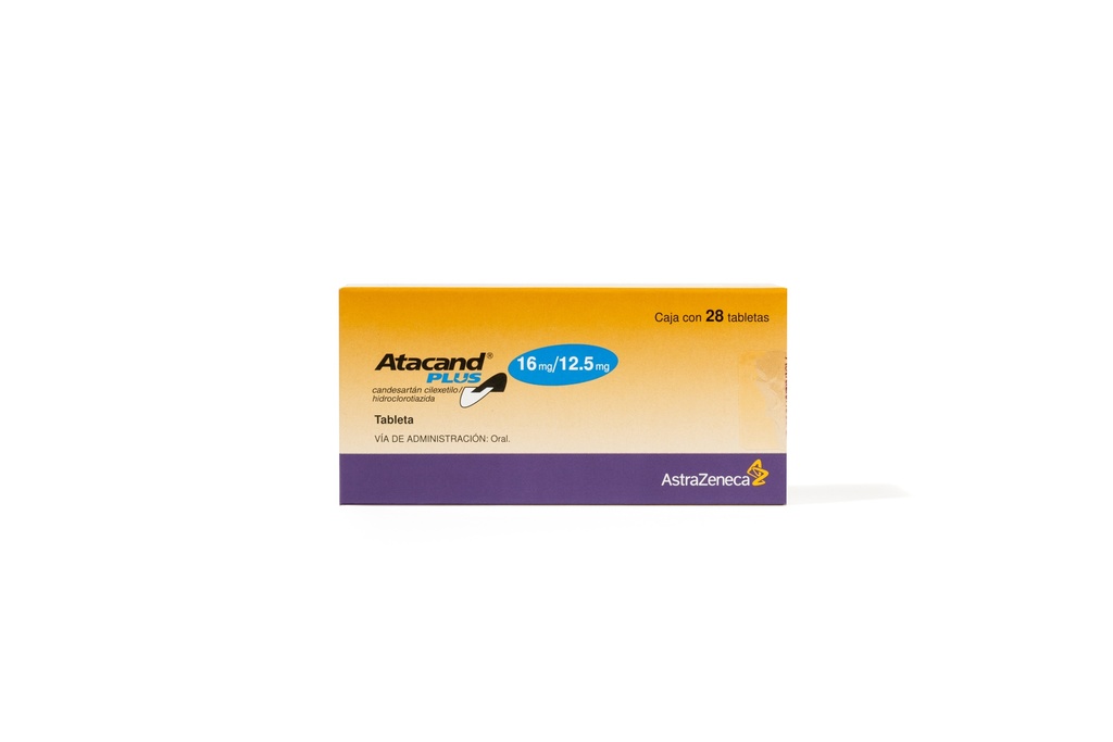 ATACAND PLUS 16/12.5 mg CAJA CON 28 TABLETAS