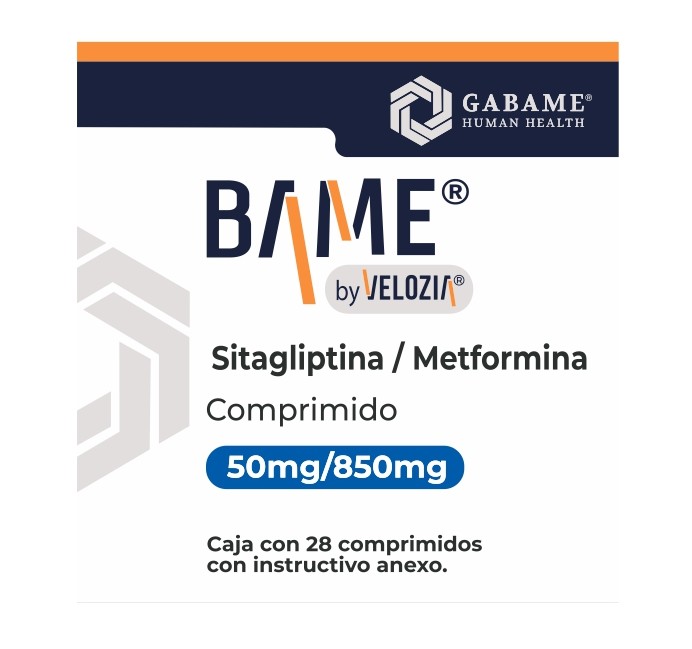 Bame 50mg / 850 mg - 28 Comprimido 
