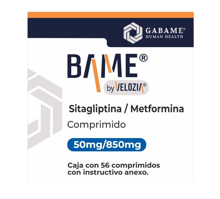 Bame 50mg / 850 mg - 56 Comprimido