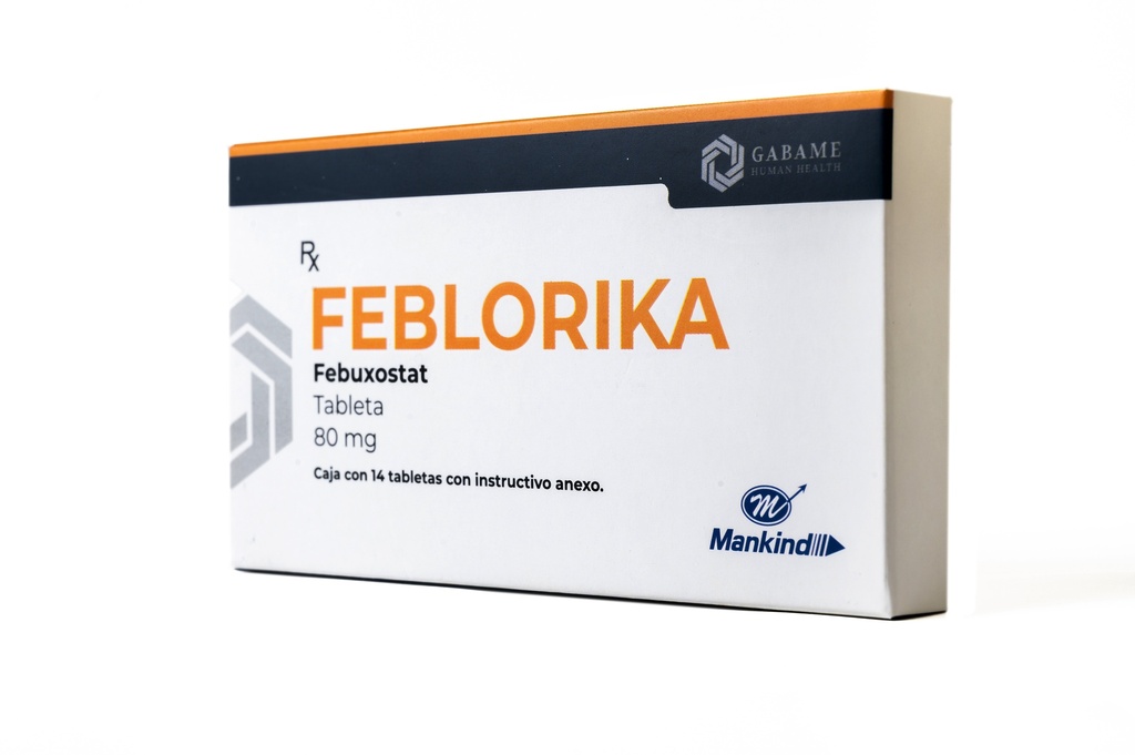 Feblorika 80mg - 14 Tabletas