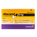 ATACAND 8 mg CAJA CON 14 TABLETAS
