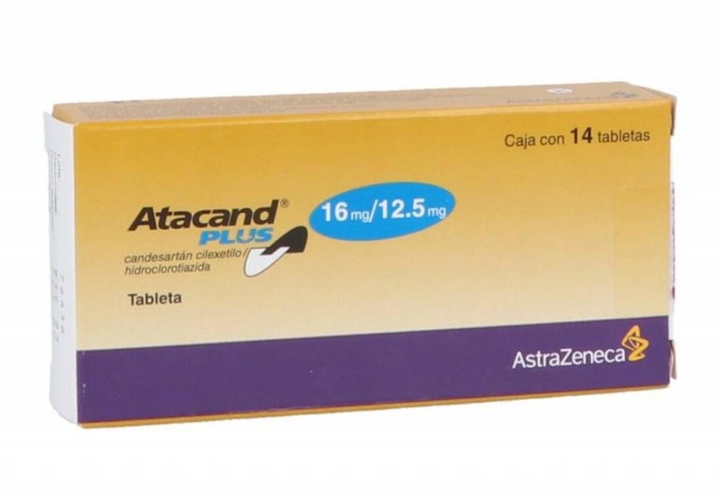 ATACAND PLUS 16/12.5 mg CAJA CON 14 TABLETAS