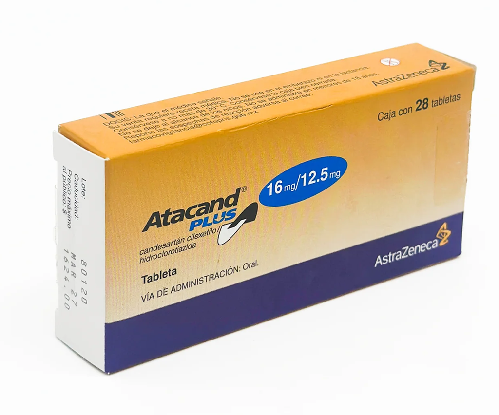 ATACAND PLUS 16/12.5 mg CAJA CON 28 TABLETAS