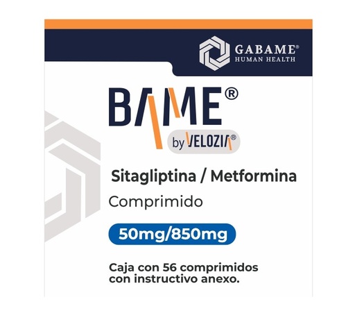 [GAB-CLAV-02] Bame 50mg / 850 mg - 56 Comprimido