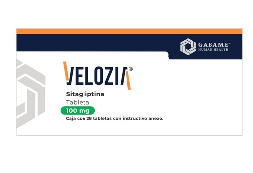 [GAB-CLAV-14] Velozia 100mg x 28 Tabletas 