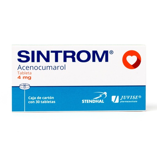 [STE-SIN4X30] SINTROM 4MG 30 TABLETAS