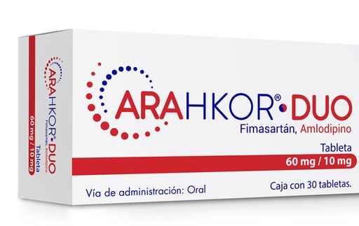 [STE-ADUO10] ARAHKOR DUO 60/10 mg 30 TABLETAS