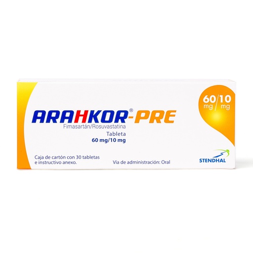 [STE-APRE] ARAHKOR-PRE 60/10 mg 30 TABLETAS
