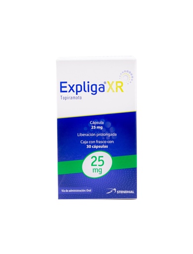 [STE-EXP25X30] EXPLIGA XR 25 mg 30 CAPSULAS
