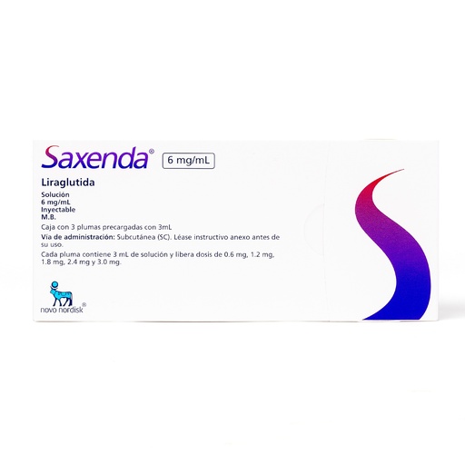 [SAX-3X3] SAXENDA 6MG/ML 3 X 3 mL