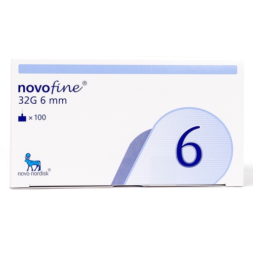 [PP-DX8] Novofine Agujas 32 G 0.23/0.25x6mm