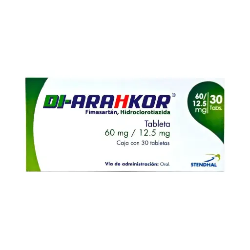 [STE-DIAX30] DI-ARAHKOR 60/12.5 mg 30 TABLETAS